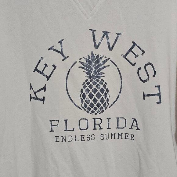 Key West Florida Pullover Sweatshirt‎ NWOT Small Terry Cloth Summer Vacation - Picture 2 of 7